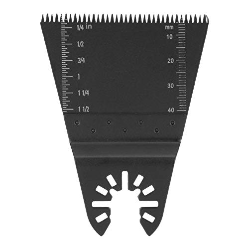 Kste Sega Oscillante Per Legno, 5Pcs 65 Millimetri In Acciaio Al Carbonio Ad Alta Oscillante Multi Tool Lama For Sega For Plastica Legno