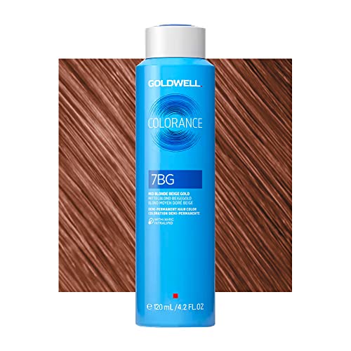 7Bg Biondo Medio Dorato Beige Goldwell Colorance Warm Browns Can 120Ml