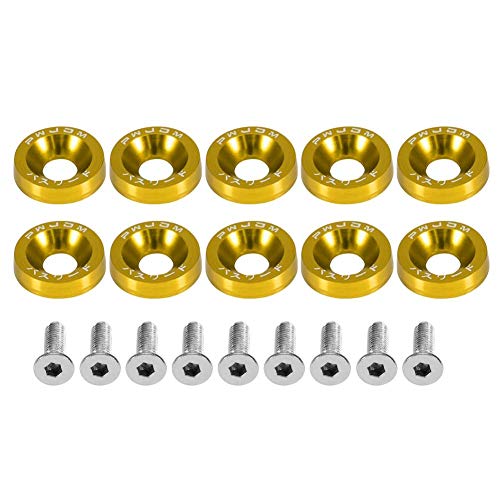 10 Pezzi Viti M6 Rondella Vite A Testa Cilindrica In Acciaio Inossidabile Modifica M6 Guarnizione Bullone Auto Targa Telaio Decorazione Vite Viti Da 6