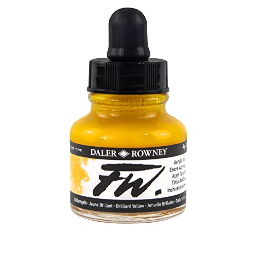 Daler Rowney Fw Ink 29.5Ml Brilliant Yellow