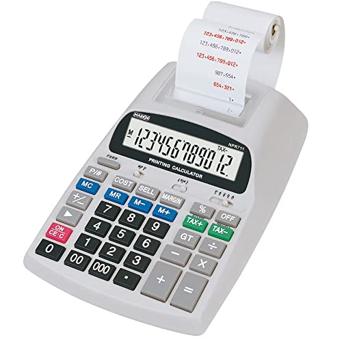 Calcolatrice Scrivente Npr711-12 Cifre - Aurora