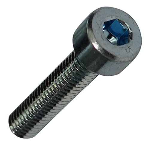 Aerzetix - C18797-25 X Bulloni - Viti A Testa Cilindrica - M4 X 20 Mm - Din912 - Acciaio Zincato - Impronta Da 3 Mm Esagono Incassato