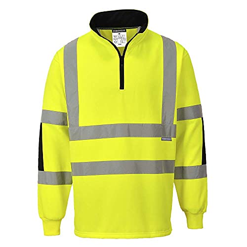 Portwest B308 Felpa Rugby Xenon, Giallo, 6Xl