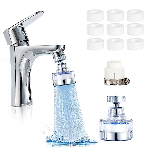 Filtro Acqua Per Rubinetto, Filtro Acqua Potabile, Filtro Per Rubinetto, 9 Pezzi, Filtro In Cotone Pp E Spina Di Collegamento, Girevole A 360°, Filtro