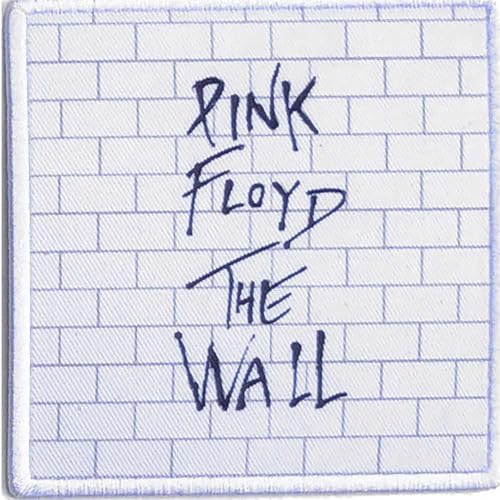 Pink Floyd Patch The Wall Band Logo Nuovo Ufficiale Bianca Printed Iron On