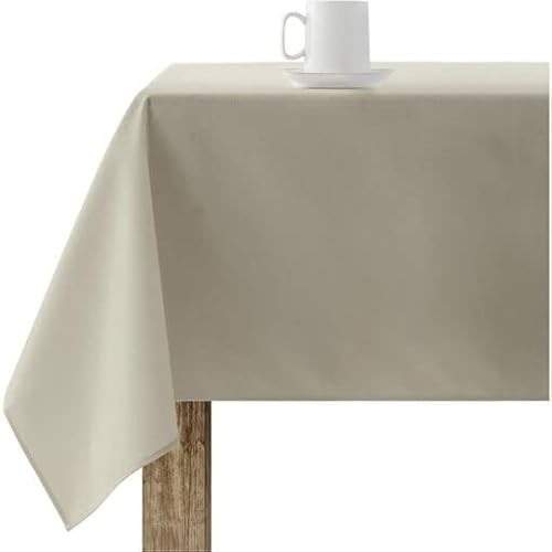 Belum | Tovaglia Resinata Antimacchia Xl Dimensioni: 100 X 180 Modello: Tinta Unita Lino 101, Tovaglia Xl Tessuto 100% Cotone Resinato Antimacchia (Ta