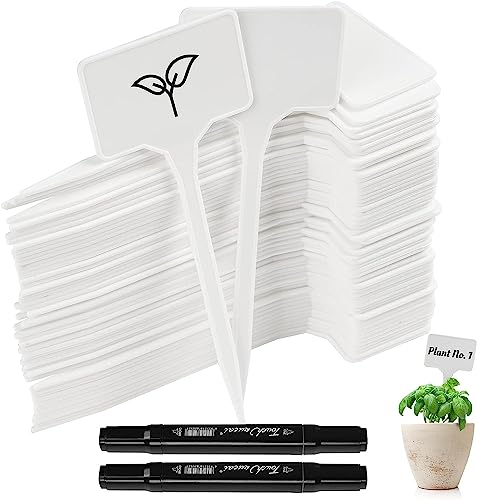 65 Pezzi Etichette Per Piante Da Giardino, Marcatori Di Piante Plastica Etichetta T Tipo Cartellini Orto Riutilizzabile Cartellini Per Piante Da Ester