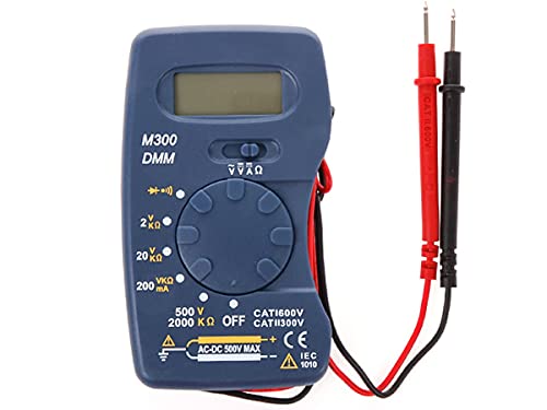 Mini Multimetro Digitale Tascabile M300, Tester Universale Piccolo E Leggero, Display Lcd