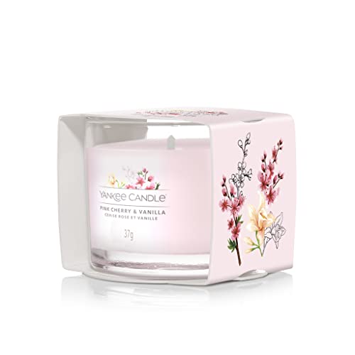 Yankee Candle Candela Profumata Votive In Vetro Pink Cherry Vanilla Profumo Casa Interni