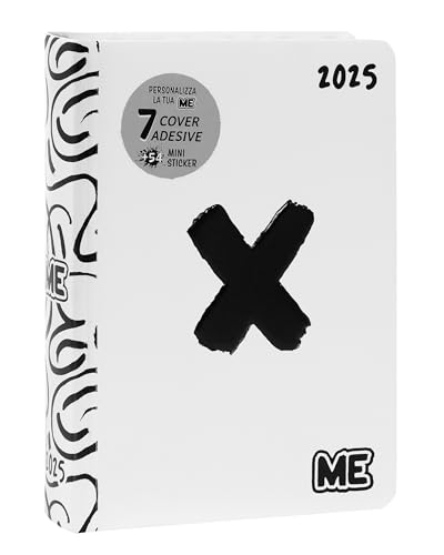 Me - Agenda Classic Edition, Taccuino 16 Mesi Medium Giornaliero, Con Copertina Morbida Con Grafica In Rilievo E 512 Pagine, Ideale Per Scuola Media, 