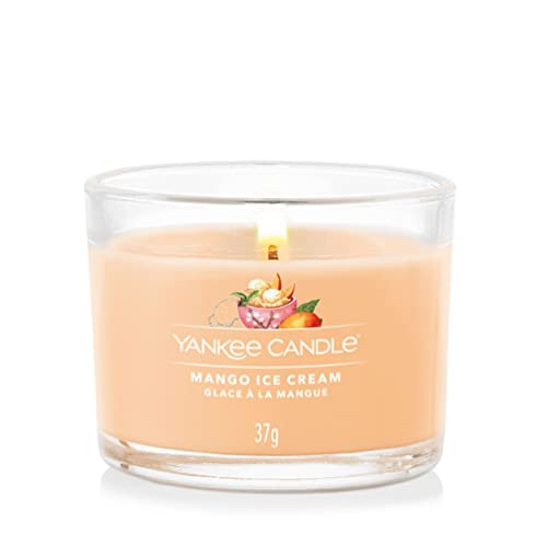 Yankee Candle Candela Profumata Votive In Vetro Mango Ice Cream Profumo Casa Interni