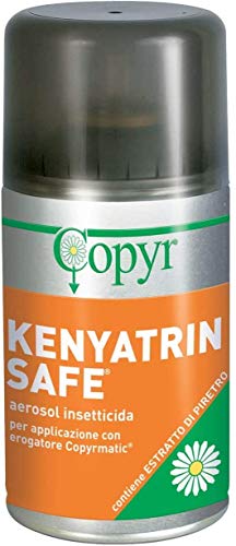 Copyr | Kenyatrin Safe: Insetticida Pronto All'Uso Contro Insetti Volanti, Mosche E Zanzare - Bombola 250 Ml X 3 Pezzi