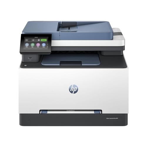 Hp Color Laserjet Pro 3302Fdw 499Q8F, Stampante Multifunzione A4, Stampa Fronte E Retro Automatico, 25 Ppm B/N E A Colori, Usb, Wi-Fi, Ethernet, Fax,