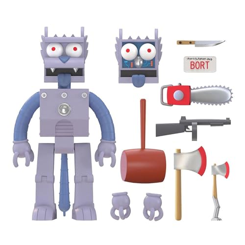 Ultimates Super7 The Simpsons Robot Scratchy 7-Inch Action Figure