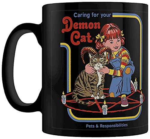 Pyramid Steven Rhodes: Demon Cat Black Pod Mug (Tazza) Merchandising Ufficiale