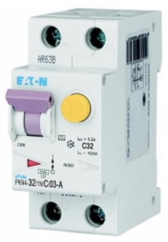 Interruttore Magnetotermico Differenziale A 1P+N 32A 300Ma 4,5Ka Eaton 237167