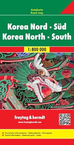 Corea 1:8.000.000: Wegenkaart 1:8 000 000
