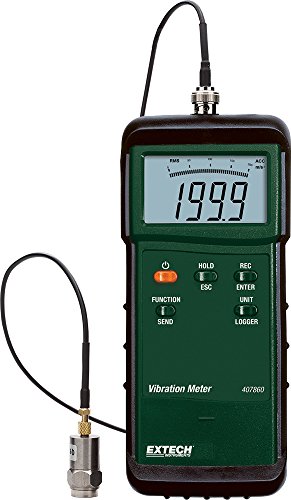 Extech 407860 Misuratore Di Vibrazioni Per Prestazioni Gravose