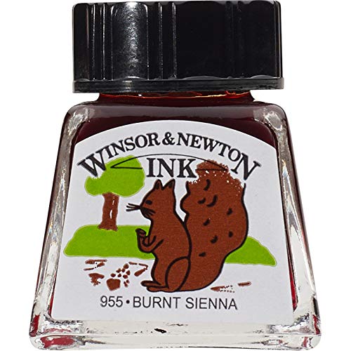 Winsor & Newton Inchiostro Colorato Da Disegno 14 Ml - Terra Di Siena Bruciata