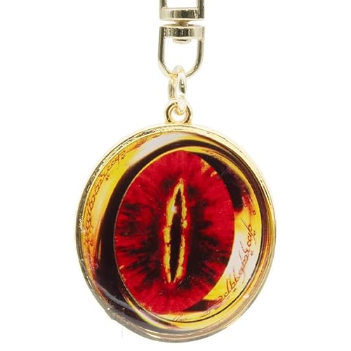 Abystyle - Signore Degli Anelli Portachiavi Sauron, Oro, H. 4 Cm X L. 3,2 Cm