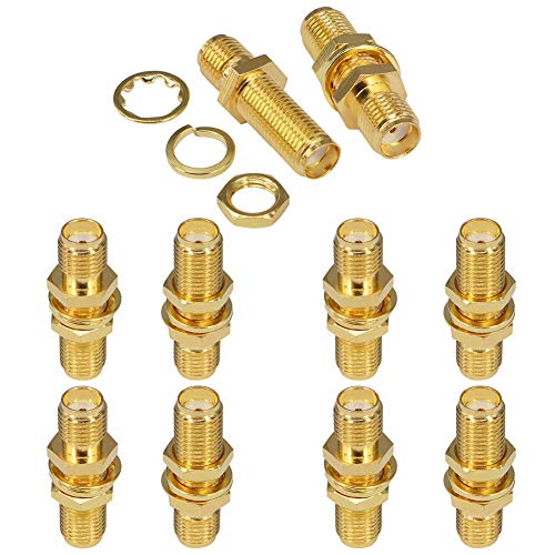Boobrie Sma Socket Connector Panel Chassis Mount - Adattatore Sma Per Antenna Wireless Lan (Destino Dei 10)