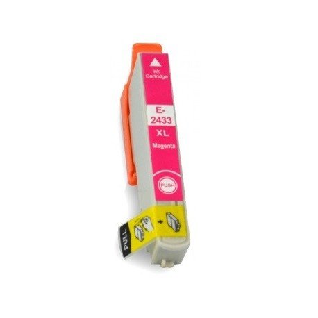 Italy'S Cartridge Cartuccia T2433 Magenta Compatibile Comchip Per Epson Xp750, Xp850, Xp860, Xp950, Xp55, 24Xl, 8.7 Ml