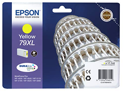 Epson 79 Serie Torre, Cartuccia Originale Getto D'Inchiostro Durabrite Ultra, Formato Xl, Giallo
