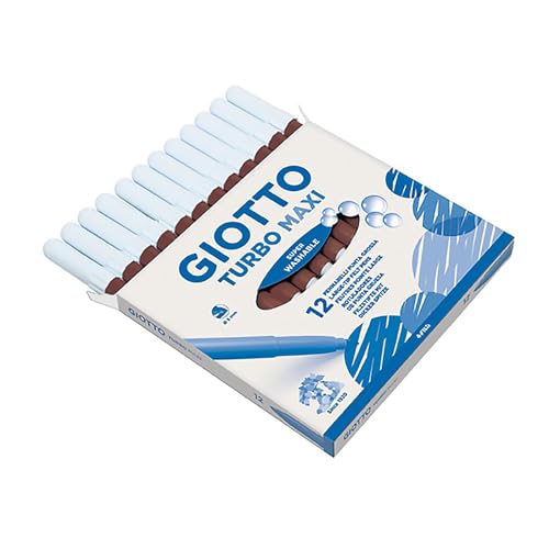 Pennarelli Turbo Maxi Giotto 12 Pz. - Marrone
