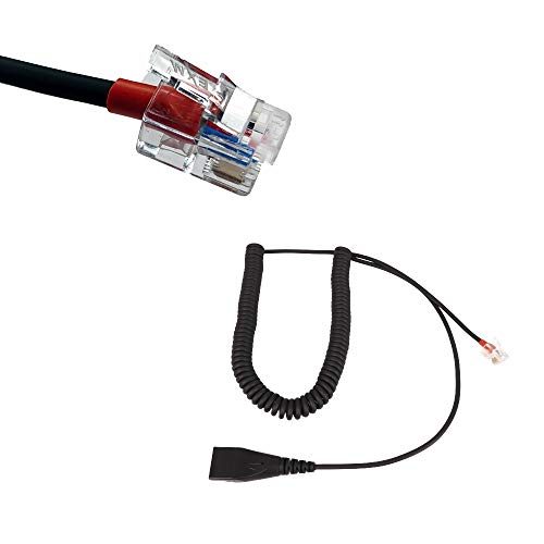 Gequdio Cavo Rj Singolarmente Adatto Per Yealink Avaya E Grandstream Telefono