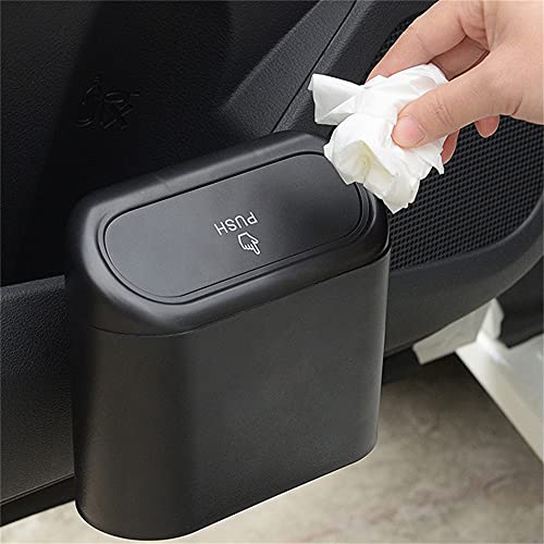 Motors - Pattumiera Per Auto Con Coperchio Generale, Mini Pattumiera A Prova Di Perdite, Accessori Per Sedili Anteriori, Autobus, Camera Da Letto, Cas