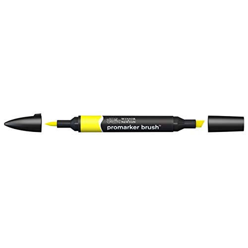 Winsor & Newton 0204173 - Penarello A Doppia Punta, Giallo (Yellow), Singolo, 1 Pezzo