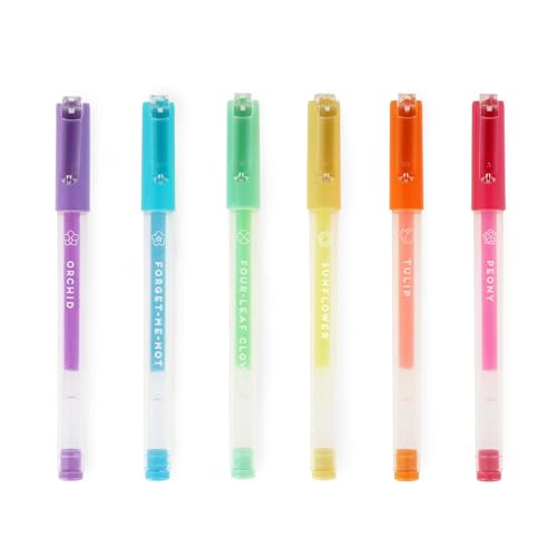 Legami - Set Di 6 Penne Gel Pastello - Spring Is In The Air, 6 Colori Pastello Con Diverse Fragranze, Penne Colorate Per Scrivere, Disegnare, Colorare