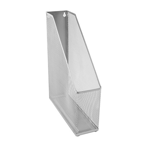 Osco Mesh Magazine Rack - Silver