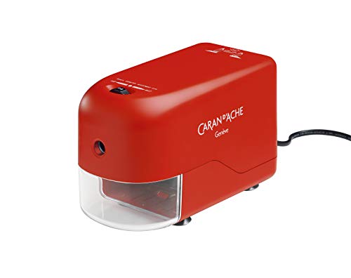 Caran D-Ache 477.070 Temperamatite Elettrico Rouge - Taille-Crayons (Temperamatite Elettrico, Rouge)