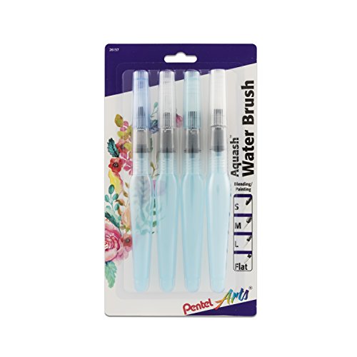 Pentel Aquash - Spazzola Ad Acqua, Colore Bianco, S