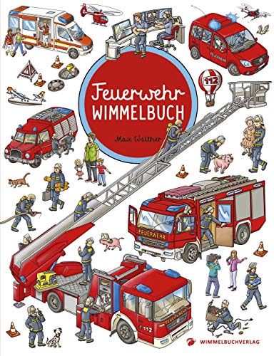 Feuerwehr Wimmelbuch - Das Große Bilderbuch Ab 2 Jahre: Kinderbücher Ab 2 Jahre