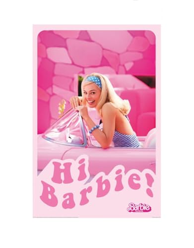 Pyramid International Poster Barbie Movie Hi Barbie! Margot Robbie, Car
