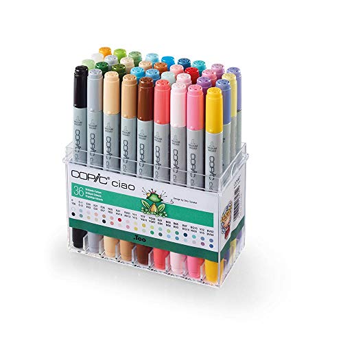 Copic 22075436 Ciao Set Da 36 Colori Luminosi