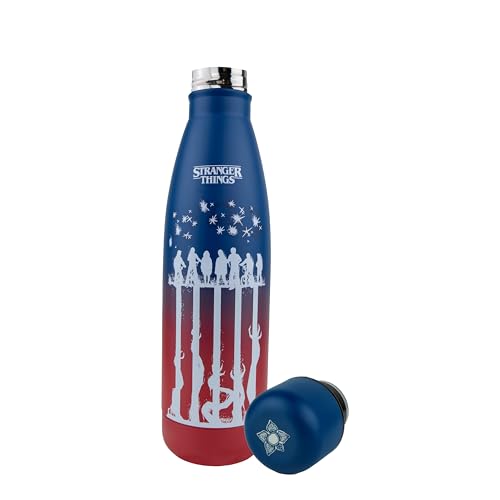 Cinereplicas Stranger Things - Borraccia Isolata Upside Down - 500Ml - Licenza Ufficiale