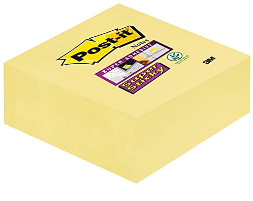 Post-It 29831 Super Sticky, Cubo Da 270 Fogli, 76 X 76 Mm