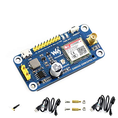 Raspberry Pi Gsm/Gprs/Bluetooth Hat Based Sim800C Support Sms, Gprs, Dtmf, Http, Ftp, Mms, Email For Band Gsm 850/Egsm 900/Dcs Compatible All Version