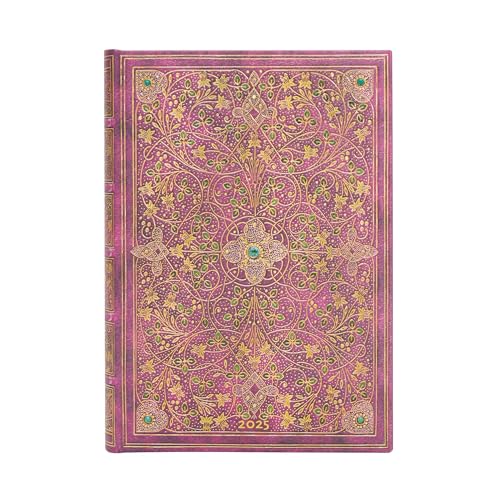 Paperblanks Agende 12 Mesi 2025 | Giubileo Di Diamante | Midi | Giornaliera | Chiusura Con Fascia Elastica