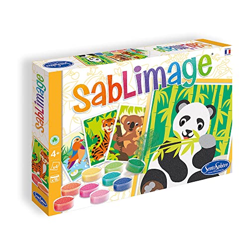 Sentosphère- Sablimage Animali In Pericolo, Colore Arancione, Taglia Unica, 8805