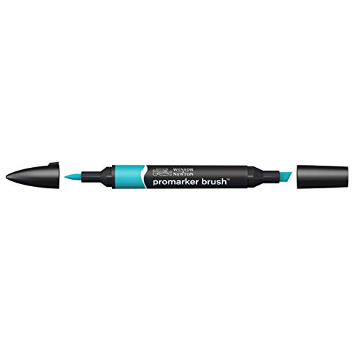 Winsor & Newton 0204654 - Penarello A Doppia Punta, Verde (Turquoise), Singolo, 1 Pezzo