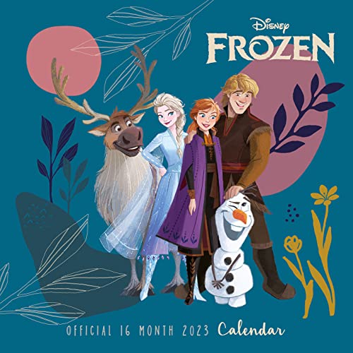 Calendario Disney Frozen 2023 – Agenda Mensile Con Visualizzazione Mensile, 30 Cm X 30 Cm – Prodotto Ufficiale