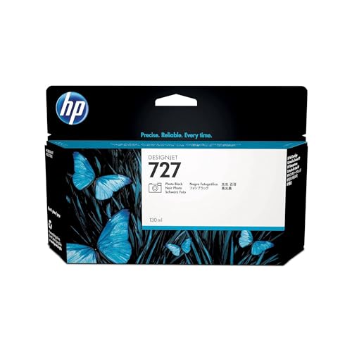 Hp 727 B3P23A, Cartuccia Originale Hp, Compatibile Con Stampanti Hp Designjet Serie T2500, T1500 & T900 E Con Hp 727 Testina Di Stampa Designjet, Nero