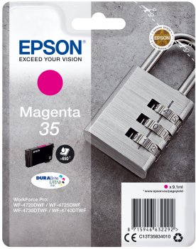 Epson Padlock Singlepack Magenta 35 Durabrite Ultra Ink