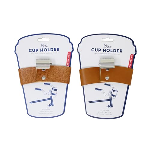 Kikkerland Caffè Custodia In Pelle Per Bicicletta, Colore: Marrone, S, M, L