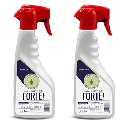 Spray Blatte Disinfestazione Casa 500 Ml - Coppia Spray Anti Scarafaggi E Anti Blatte A Effetto Abbattente - Insetticida Multinsetto Antiscarafaggio E