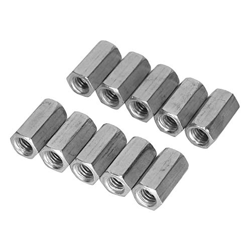 5Pz M6 * 40 Dado Esagonale Lungo Dado A Barretta Lunga Dado Accoppiamento Esagonale Filettatura Femmina Raccordo Dritto Esagono Incassato Barra Filett